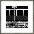 Outdoor Basketball Court Framed Print