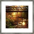 Over The Brook Framed Print