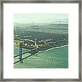 Over The Golden Gate Bridge Framed Print