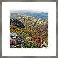 Overlook From Grandfather Mountain Framed Print