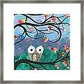 Owl Expressions - 03 Framed Print