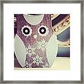 #owl #vintage #instagood #instadaily Framed Print