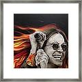 Ozzy's Fire Framed Print