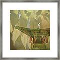Pagoda In The Forest Framed Print