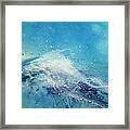 Painting Of An Ocean Wave Framed Print