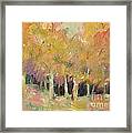 Pale Forest Framed Print