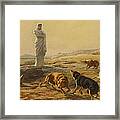 Pallas Athena And The Herdsmans Dogs Framed Print