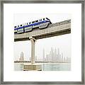 Palm Jumeirah Monorail Framed Print