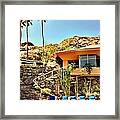 Palm Springs Pool Framed Print