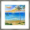 Palm Tree Paradise Framed Print