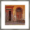 Panama In Red Framed Print