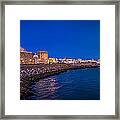 Panorama Of Cadiz From Campo Del Sur Spain Framed Print