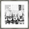 Panoramic Picture Of Chicago Buckingham Fountain Framed Print
