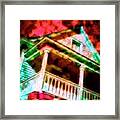Paper House - Stained Under A Fiery Sky Framed Print