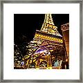 Paris Under The Tower Framed Print