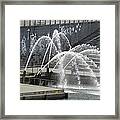 Park Waterfall Framed Print