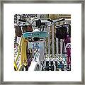 Parsley Sage And Rosemary Bikes In Beaufort 2 Framed Print