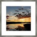 Partly Cloudy Framed Print