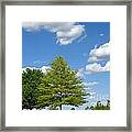 Partly Cloudy Day Framed Print