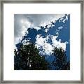 Partly Cloudy Forest Skies Framed Print