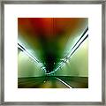 Passage Through The Mountain Framed Print