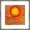 Passion Sun Framed Print