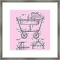 Patent Art Baby Carriage 1922 Mahr Design Pink Framed Print