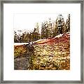 Pathway In The Tetons Framed Print