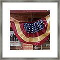 Patriotic Banner Tombstone 1993 Poster Rendezvous Of The Gunfighters Tombstone 2004 Framed Print