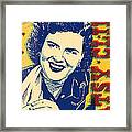 Patsy Cline Pop Art Framed Print