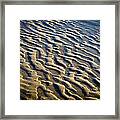 Patterns In Sand Framed Print