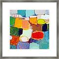 Peace And Joy/abstract Landscape With Color Framed Print