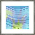 Peaceful Waves Framed Print