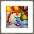 Pear Of A Partridge Framed Print
