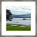 Pebble Beach 18th Green Carmel Framed Print