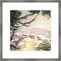 Pebble Beach Vista Framed Print