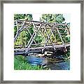 Pecos River Bridge Framed Print