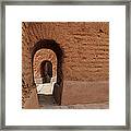 Pecos Ruins Doorway Framed Print