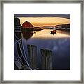 Peggy's Cove Harbour Framed Print