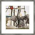 Pelican Strut Framed Print