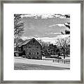 Pennsylvania Winter Scene Framed Print