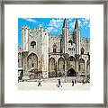 People In Front Of A Palace, Palais Des Framed Print