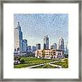 People Square In Shanghai Framed Print