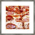 Pepperoni Pizza 1 - Pizzeria - Pizza Shoppe Framed Print