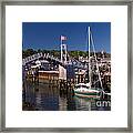 Perkins Cove Ogunquit Maine Framed Print