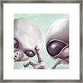 Personal Space Invaders Framed Print