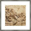 Perspective Study for the Background of the Adoration of the Magi Framed Print Perspective Study for the Background of the Adoration of the Magi Framed Print