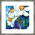 Petal Portrait Framed Print