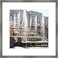 Peterhof Palace Fountains Framed Print Peterhof Palace Fountains Framed Print