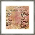 Phenomenal Woman - Red Rustic Framed Print